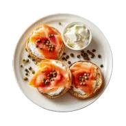 Smoked salmon toast