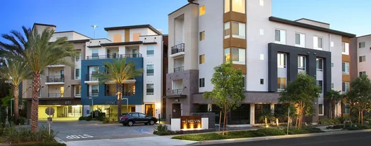 A modern apartment building